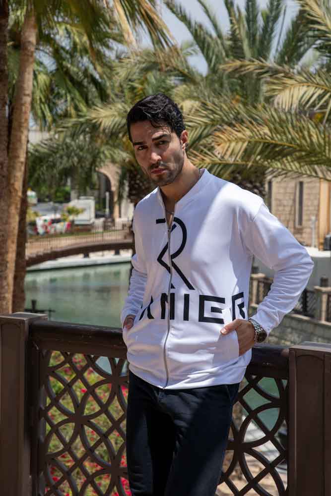 Stylish Graphic Zip-Up Hoodie