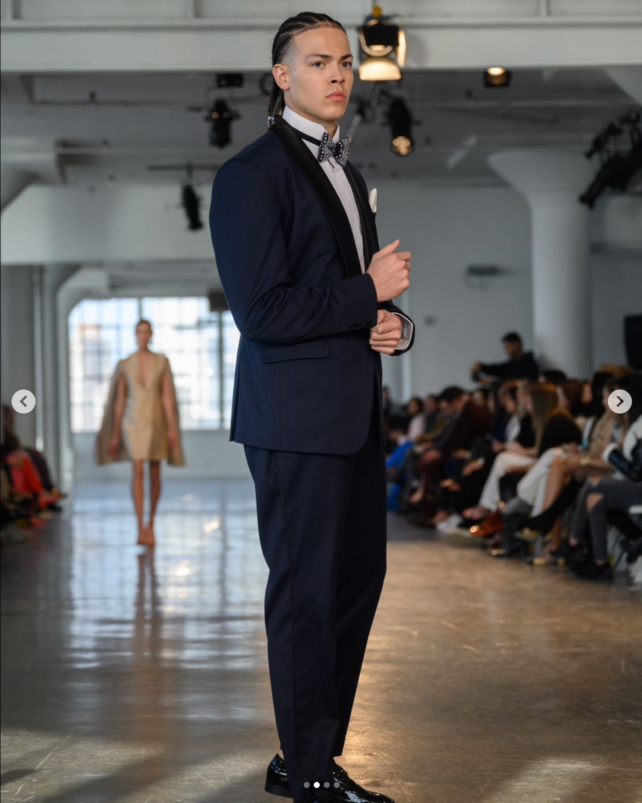 Classy Dark Blue Tuxedo