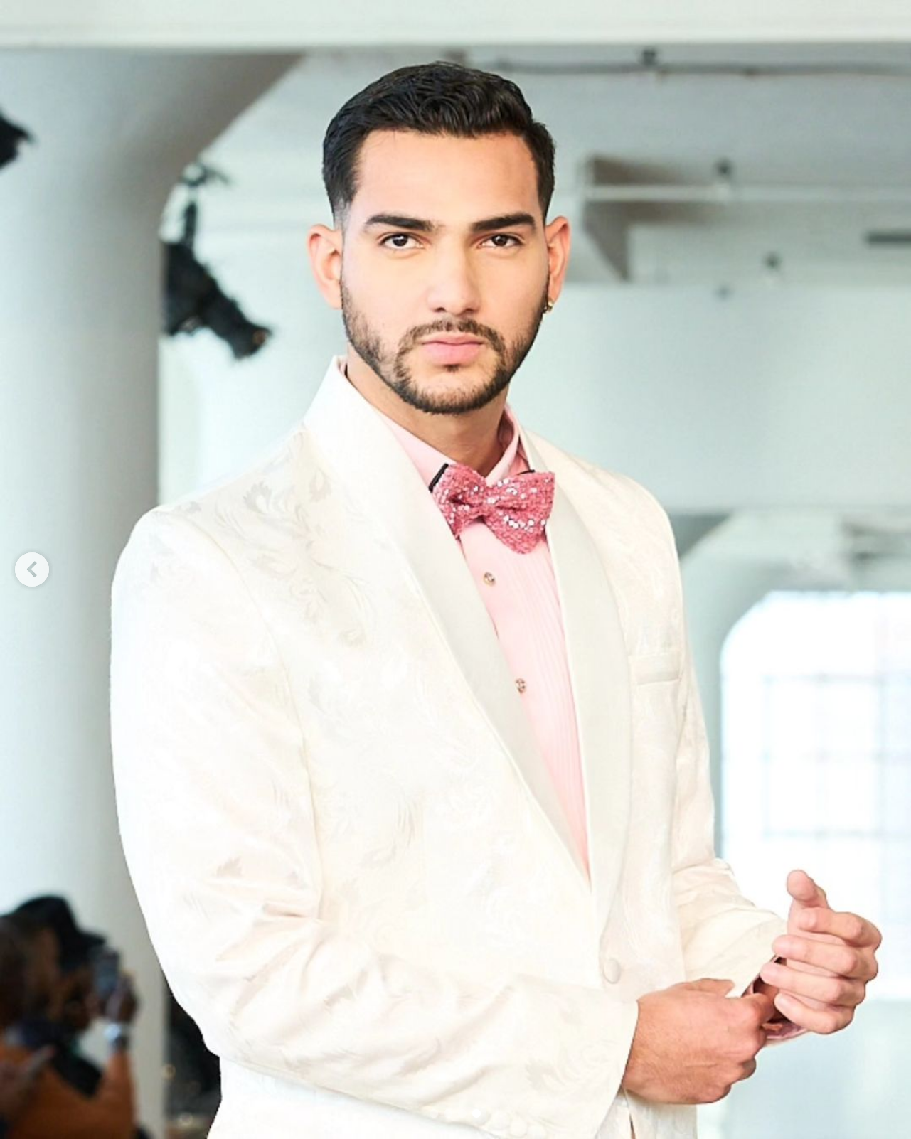 White Pattern Tuxedo