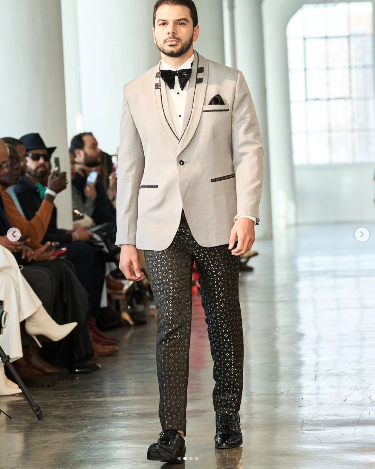 Stylish Grey Tuxedo Jacket